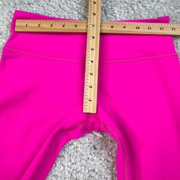 Lululemon Wunder Under Crop Legging Hot Pink Purple Reversible Low Rise - Picture 7 of 8